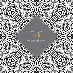 luxury ornamental mandala design background