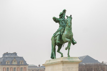 Statue of Louis XIV at Versailles
