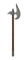 Battle Axe 3D Rendering Illustration