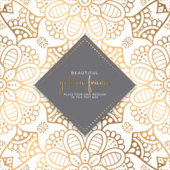 luxury ornamental mandala design background