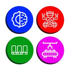 Set of automation icons