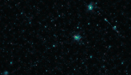 Abstract 2D geometric colorful background