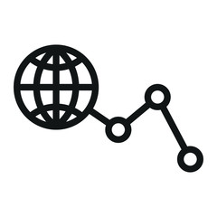 Data Analysis Related Vector Line Icons. Contains such Icons as Charts, Graphs, Traffic Analysis, Big Data and more. 
