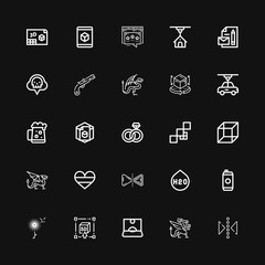 Editable 25 brand icons for web and mobile