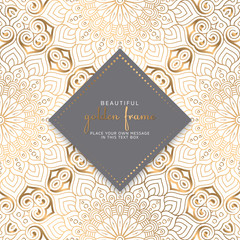 luxury ornamental mandala design background