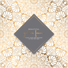 luxury ornamental mandala design background