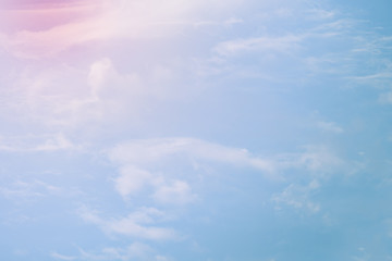 Fototapeta na wymiar cloud background with a pastel colour