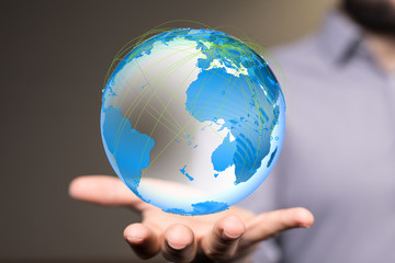 Holding Business World connection digital.