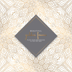 luxury ornamental mandala design background