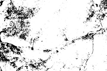 Grunge black and white texture background (Vector). Use for decoration, aging or old layer