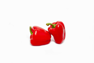 red pepper isolated on white background