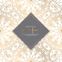 luxury ornamental mandala design background