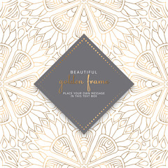 luxury ornamental mandala design background