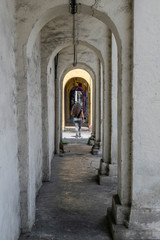 Obraz premium alley in old town