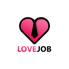 Love Job Logo Template Design