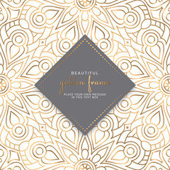 luxury ornamental mandala design background