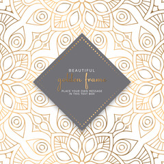 luxury ornamental mandala design background