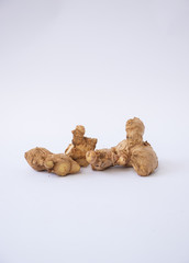 ginger root isolated on white background