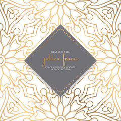 luxury ornamental mandala design background