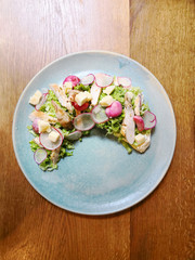 Fine dining cuisine - french dish on the table