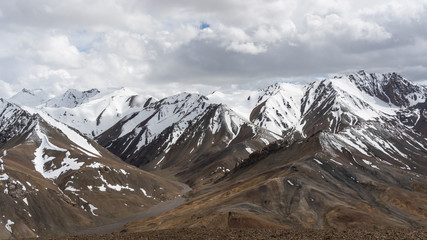 Ak-Baital Pass Snow Mountains Tajikistan