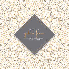 luxury ornamental mandala design background