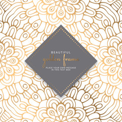 luxury ornamental mandala design background