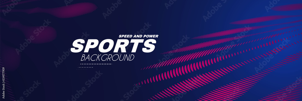 Wall mural abstract sport background with motion elements. light dynamic effect.