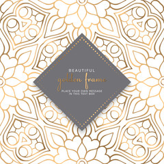 luxury ornamental mandala design background