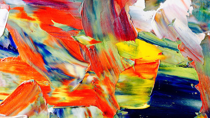 Colorful abstract background wallpaper. Modern motif visual art.  Mixtures of oil paint. Trendy hand painting canvas. Wall decor and Wall art prints Idea.  3D Texture.Colorful abstract 