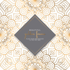 luxury ornamental mandala design background