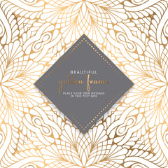 luxury ornamental mandala design background