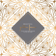 luxury ornamental mandala design background