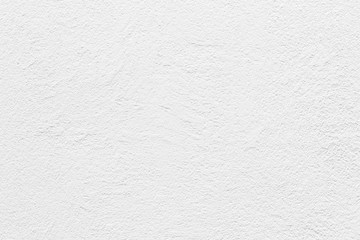 White concrete wall grunge background, cement construction material texture backdrop.