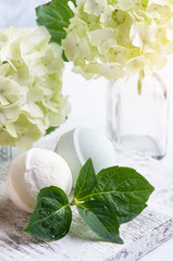 Green aroma bath bombs in Spa