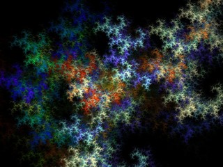 Imaginatory fractal background Image