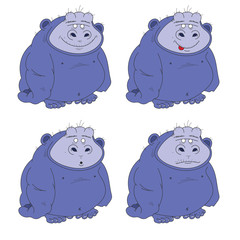 Gorilles expressifs
