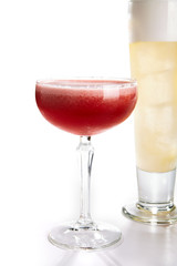 English breakfast cocktail close up