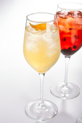 Peach Spritz cocktail