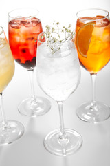 Spritz fruit cocktails