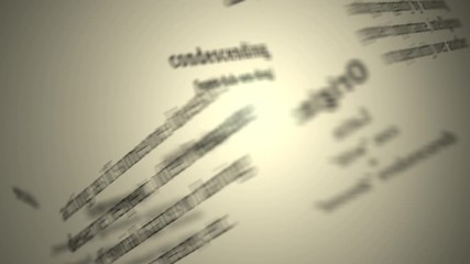 Definition: Condescending