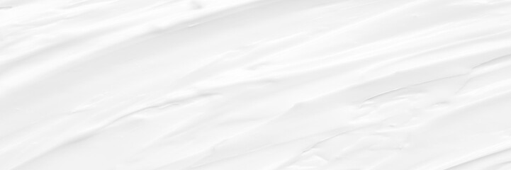 Fototapeta premium Cream texture for skin nourishment for good skin health Lotion Cosmetics Full frame Background Abstract texture Longitudinal Panorama High resolution.