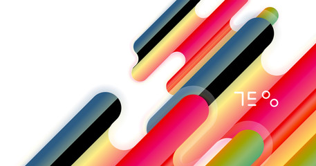 Abstract liquid lines geometric background