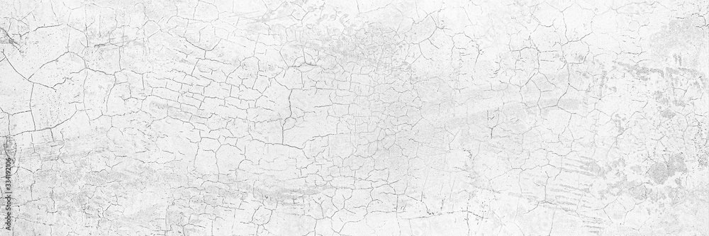 Poster full frame panorama wall background high resolution on white gray cement abstract texture.
