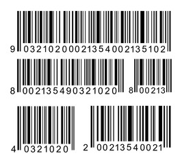 Bar code icon. Vector illustration.