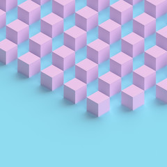 Abstract cube background
