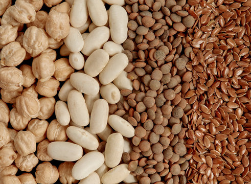 Dried beens and seeds