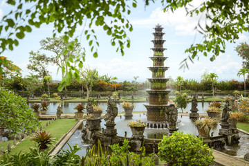 Tirtagangga royal gardens, Bali, Indonesia