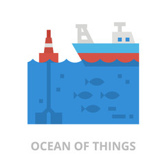 Fototapeta premium Ocean icon