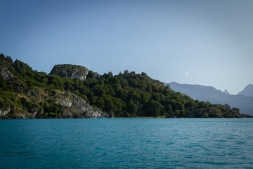 Marm&oacute;l cathedrals, located in Puerto R&iacute;o Tranquil, Ays&eacute;n region (Patagonia), Chile.
